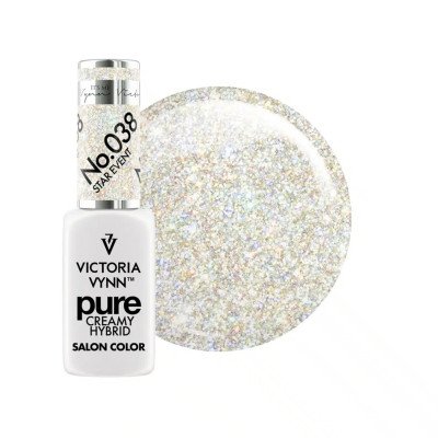 Victoria Vynn - Pure Creamy - 038 Star Event - Gellack - Glitter -glamandbeauty.se