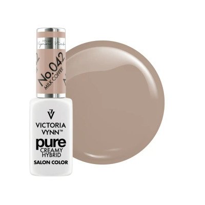 Victoria Vynn - Pure Creamy - 042 Milk Coffee - Gellack - Enkelfärgad -glamandbeauty.se