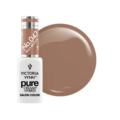 Victoria Vynn - Pure Creamy - 043 Bella Brown - Gellack - Enkelfärgad -glamandbeauty.se Victoria Vynn - Pure Creamy - 043 Bella Brown - Gellack - Enkelfärgad -glamandbeauty.se