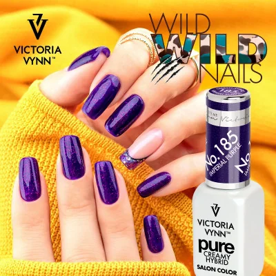Victoria Vynn - Pure Creamy - 185 Imperial Purple - Gellack - Enkelfärgad -glamandbeauty.se Victoria Vynn - Pure Creamy - 185 Imperial Purple - Gellack - Enkelfärgad -glamandbeauty.se