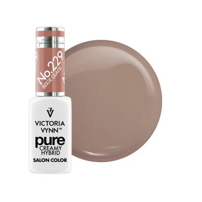Victoria Vynn - Pure Creamy - 229 Beige Glade - Gellack - Enkelfärgad -glamandbeauty.se