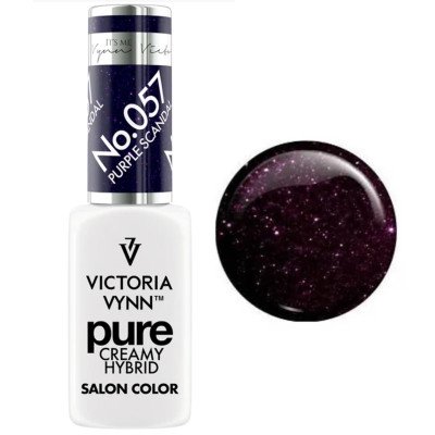 Victoria Vynn - Pure Creamy - 057 Purple Scandal - Gellack - Glitter -glamandbeauty.se Victoria Vynn - Pure Creamy - 057 Purple Scandal - Gellack - Glitter -glamandbeauty.se