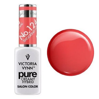 Victoria Vynn - Pure Creamy - 124 Shocking Coral - Gellack - Enkelfärgad -glamandbeauty.se Victoria Vynn - Pure Creamy - 124 Shocking Coral - Gellack - Enkelfärgad -glamandbeauty.se