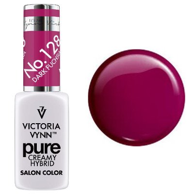 Victoria Vynn - Pure Creamy - 128 Dark Fuchsia - Gellack - Enkelfärgad -glamandbeauty.se