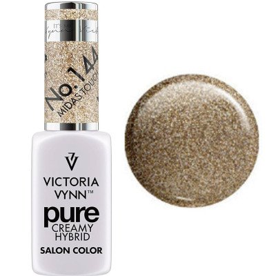 Victoria Vynn - Pure Creamy - 144 Midas Touch - Gellack - Glitter -glamandbeauty.se Victoria Vynn - Pure Creamy - 144 Midas Touch - Gellack - Glitter -glamandbeauty.se