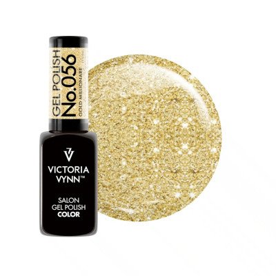 Victoria Vynn - Gel Polish - 056 Gold Millionaire - Gellack - Glitter -glamandbeauty.se