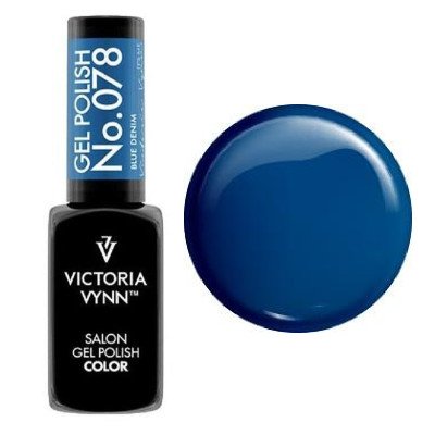 Victoria Vynn - Gel Polish - 078 Blue Denim - Gellack - Enkelfärgad -glamandbeauty.se Victoria Vynn - Gel Polish - 078 Blue Denim - Gellack - Enkelfärgad -glamandbeauty.se