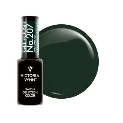 Victoria Vynn - Gel Polish - 207 Dark Emerald - Gellack - Enkelfärgad -glamandbeauty.se