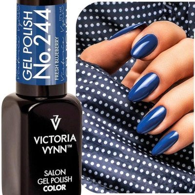 Victoria Vynn - Gel Polish - 244 Fresh Blueberry - Gellack - Enkelfärgad -glamandbeauty.se Victoria Vynn - Gel Polish - 244 Fresh Blueberry - Gellack - Enkelfärgad -glamandbeauty.se