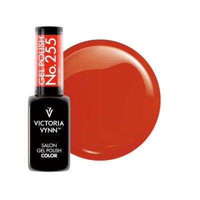 Victoria Vynn - Gel Polish - 255 Brick Red - Gellack - Enkelfärgad -glamandbeauty.se