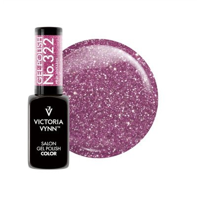Victoria Vynn - Gel Polish - 322 Pink Antaras - Gellack - Glitter -glamandbeauty.se Victoria Vynn - Gel Polish - 322 Pink Antaras - Gellack - Glitter -glamandbeauty.se