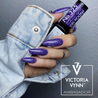 Victoria Vynn - Gel Polish - 325 Techno Violet - Gellack - Enkelfärgad -glamandbeauty.se