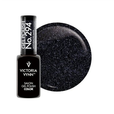 Victoria Vynn - Gel Polish - 294 Anthracite Sadr - Gellack - Glitter -glamandbeauty.se Victoria Vynn - Gel Polish - 294 Anthracite Sadr - Gellack - Glitter -glamandbeauty.se