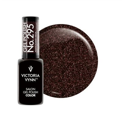 Victoria Vynn - Gel Polish - 295 Mahogany Vega - Gellack - Glitter -glamandbeauty.se
