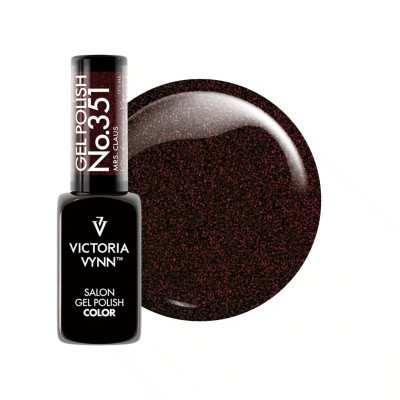 Victoria Vynn - Gel Polish - 351 Mrs Claus - Gellack - Glitter -glamandbeauty.se