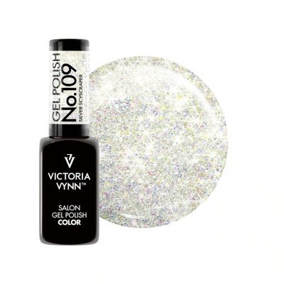 Victoria Vynn - Gel Polish - 109 Silver Skyscraper - Gellack - Glitter -glamandbeauty.se