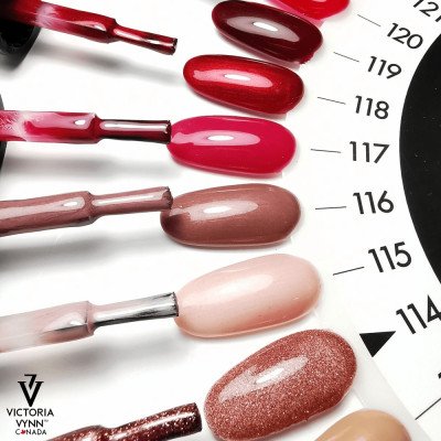 Victoria Vynn - Gel Polish - 114 Pinky Glitter - Gellack - Glitter -glamandbeauty.se