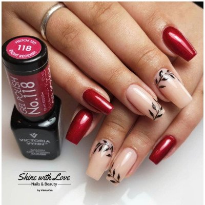 Victoria Vynn - Gel Polish - 118 Right Reddish - Gellack - Enkelfärgad -glamandbeauty.se