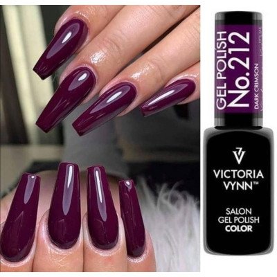 Victoria Vynn - Gel Polish - 212 Dark Crimson - Gellack - Enkelfärgad -glamandbeauty.se Victoria Vynn - Gel Polish - 212 Dark Crimson - Gellack - Enkelfärgad -glamandbeauty.se