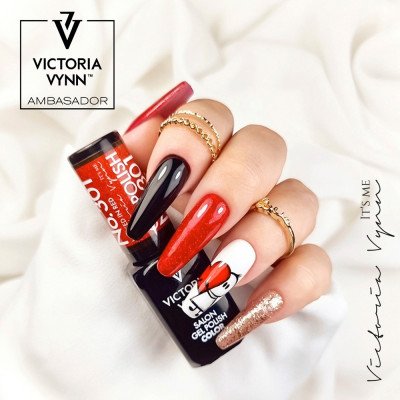 Victoria Vynn - Gel Polish - 301 Locked in Red - Gellack - Glitter -glamandbeauty.se Victoria Vynn - Gel Polish - 301 Locked in Red - Gellack - Glitter -glamandbeauty.se