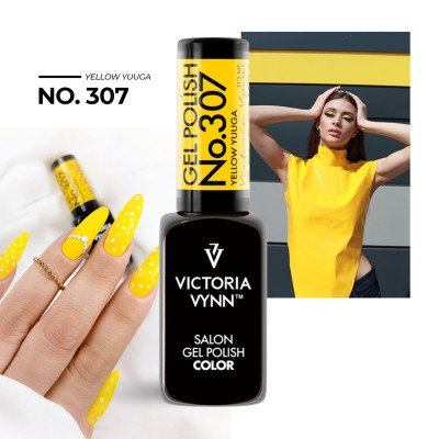 Victoria Vynn - Gel Polish - 307 Yellow Yuuga - Gellack - Enkelfärgad -glamandbeauty.se