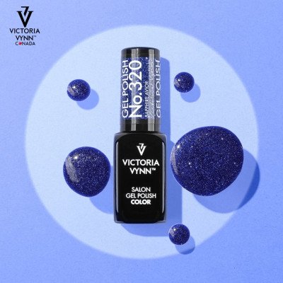 Victoria Vynn - Gel Polish - 320 Sapphire Avior - Gellack - Glitter -glamandbeauty.se Victoria Vynn - Gel Polish - 320 Sapphire Avior - Gellack - Glitter -glamandbeauty.se