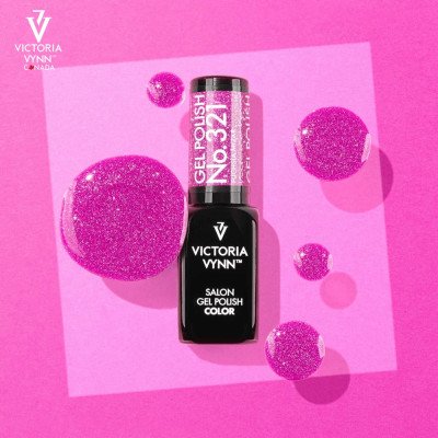 Victoria Vynn - Gel Polish - 321 Fuchsia Mizar - Gellack - Glitter -glamandbeauty.se Victoria Vynn - Gel Polish - 321 Fuchsia Mizar - Gellack - Glitter -glamandbeauty.se