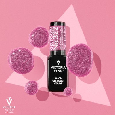Victoria Vynn - Gel Polish - 322 Pink Antaras - Gellack - Glitter -glamandbeauty.se Victoria Vynn - Gel Polish - 322 Pink Antaras - Gellack - Glitter -glamandbeauty.se