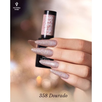 Victoria Vynn - Gel Polish - 358 Dourado - Gellack - Glitter -glamandbeauty.se