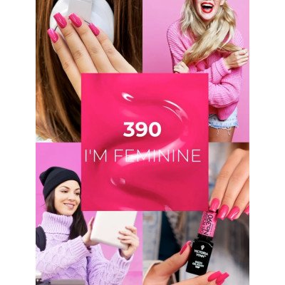 Victoria Vynn - Gel Polish - 390 I´m Feminine - Gellack - Enkelfärgad -glamandbeauty.se