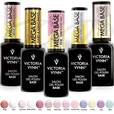 Gel Polish - Mega Base - Cold Pink - 15 ml - Victoria Vynn - Top / Bas / Remover -glamandbeauty.se Gel Polish - Mega Base - Cold Pink - 15 ml - Victoria Vynn - Top / Bas / Remover -glamandbeauty.se