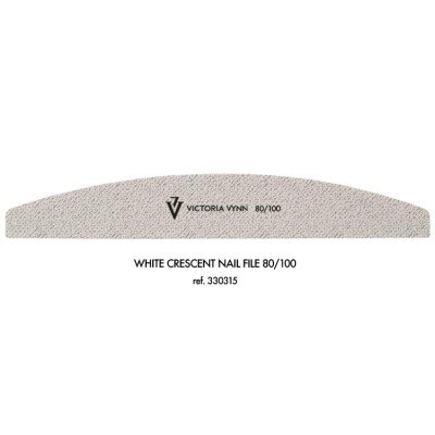 10-pack Nagelfilar - Halvmåne - 80/100 - Victoria Vynn - Grå - Filar -glamandbeauty.se
