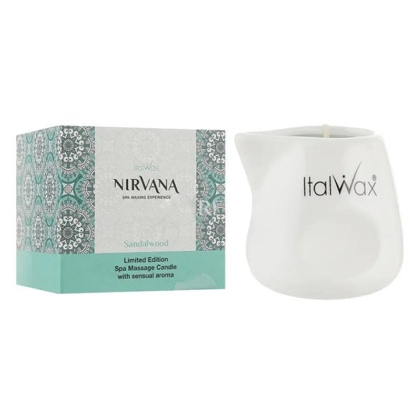 12x75ml Massageljus - Sandal Wood - Nirvana - Italwax 