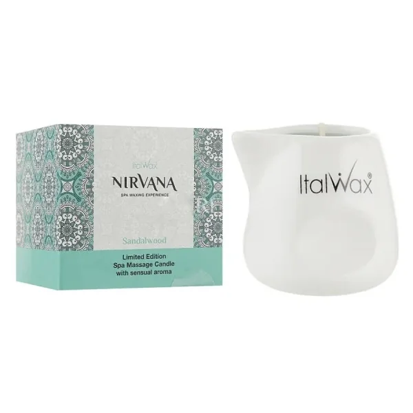 12x75ml Massageljus - Sandal Wood - Nirvana - Italwax 