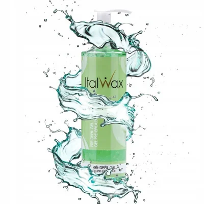 12x250ml Före vaxning gel - Italwax - Talk / Oljor / Lotion - Före / Efter -glamandbeauty.se