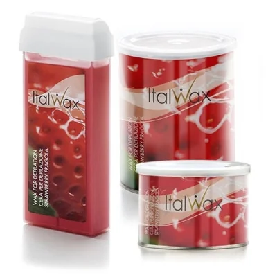 24x100g Strawberry - Roll on vax - Italwax - Varmvax - Roll on -glamandbeauty.se 24x100g Strawberry - Roll on vax - Italwax - Varmvax - Roll on -glamandbeauty.se