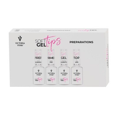 Startset - Preparering av Victoria Vynn - Soft gel tips - Design tippar - 3D / Stiletto - mfl -glamandbeauty.se