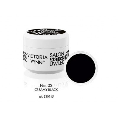Victoria Vynn - Art Gel 3D - 02 Creamy Black - Gelé - 3D -glamandbeauty.se