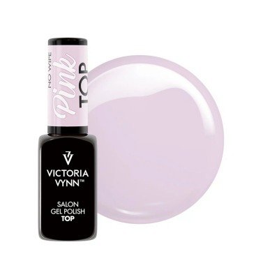 Top coat - Pink - No wipe - 8 ml - Victoria Vynn - Gel Polish - Top / Bas / Remover -glamandbeauty.se