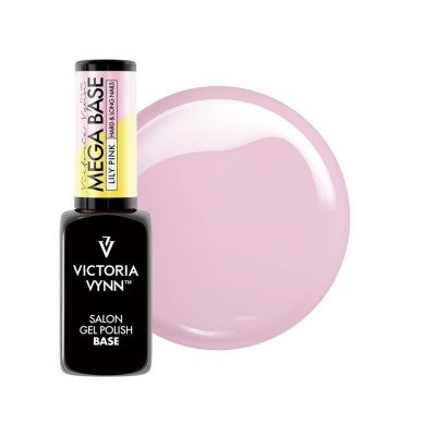 Gel Polish - Mega Base - Lily Pink - 15ml - Victoria Vynn - Top / Bas / Remover -glamandbeauty.se
