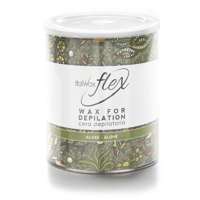 6x800g Flex - Algae - Varmt Vax Burk - Italwax - Varmvax - Burk -glamandbeauty.se