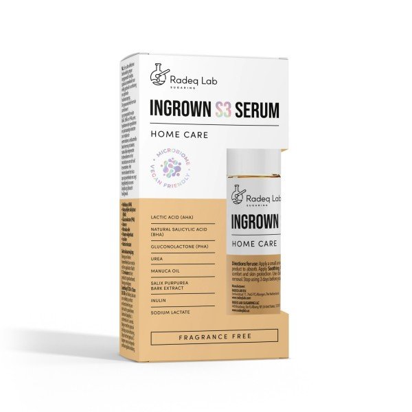 Ingrown S3 Serum - 10ml - Radeq Lab - För innåtväxande hår 
