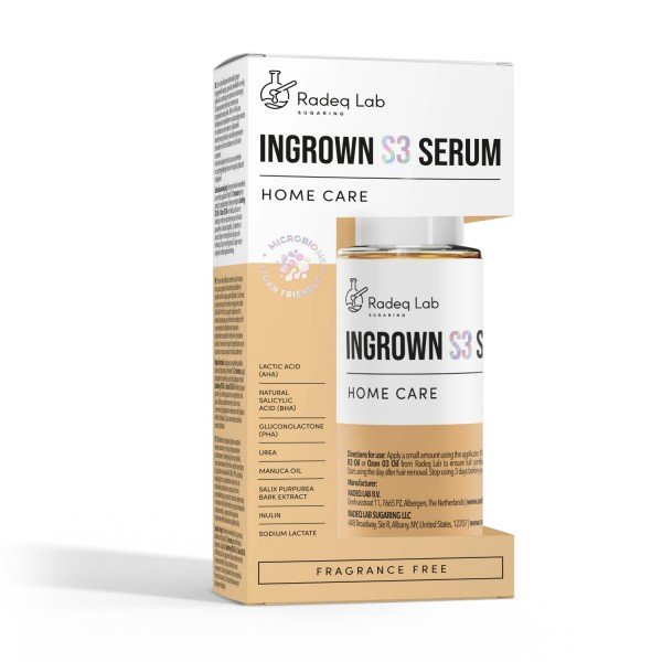 Ingrown S3 Serum - 50ml - Radeq Lab - För innåtväxande hår 