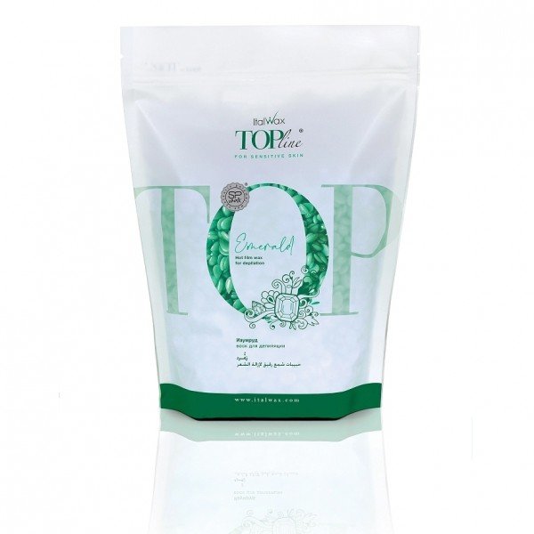 10x750g Top line - Emerald - Vax i flingor (Filmvax) - Italwax