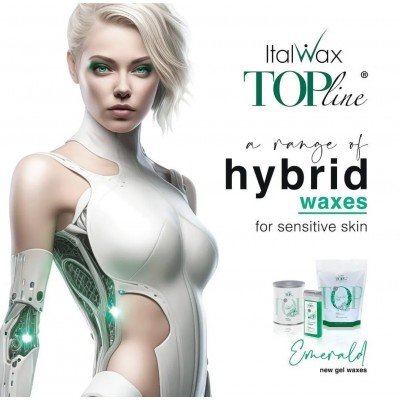 Glam And Beauty 10x750g Top line - Emerald - Vax i flingor (Filmvax) - Italwax