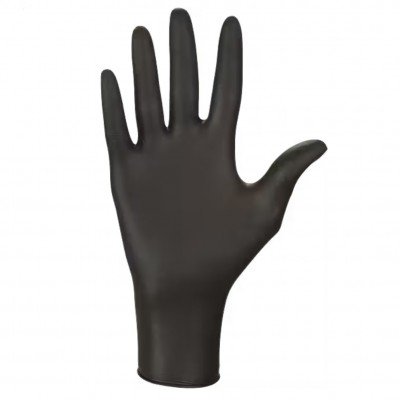 100st Handskar Nitril - Storlek: XS - Svart