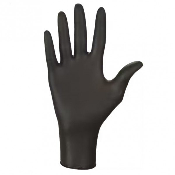100st Handskar Nitril - Storlek: XS - Svart