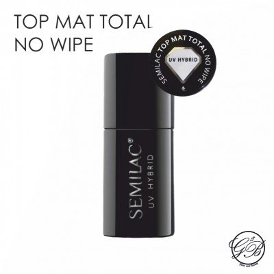 Semilac - Hybrid Gel - Top Mat - No Wipe (Matt) - 7 ml